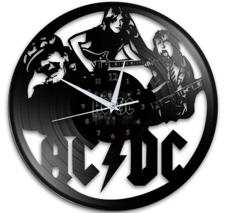 AC/DC Vinyl Uhr