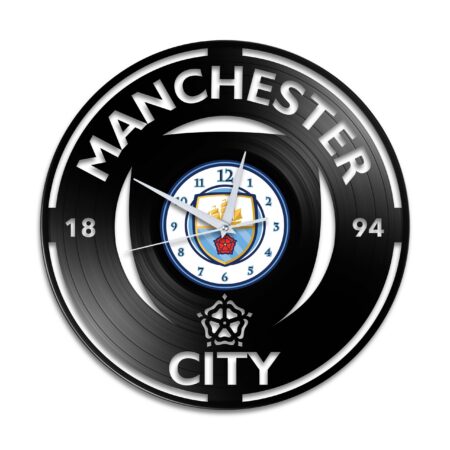Manchester City Vinyl Uhr